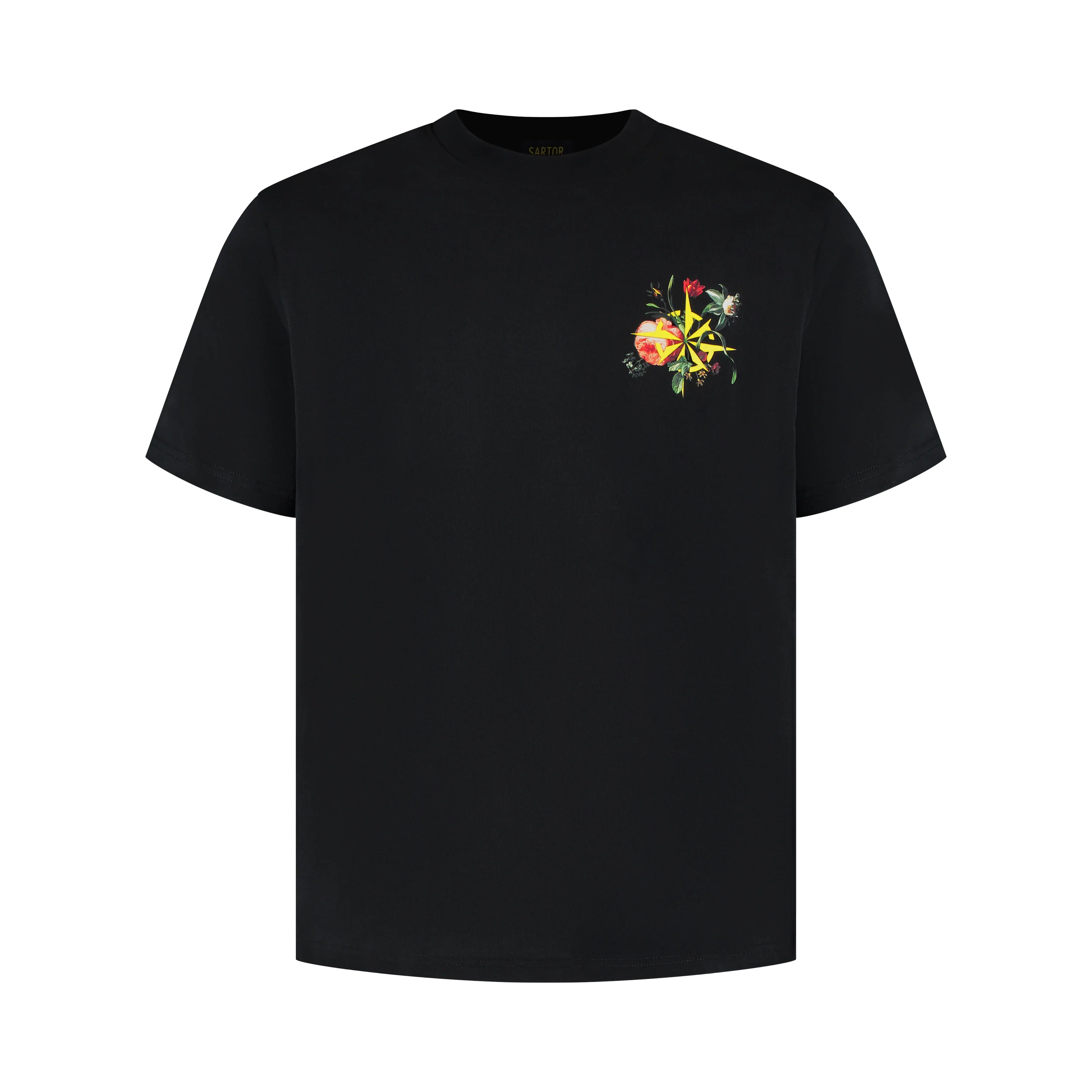 Floral Harmony - Pitch Black