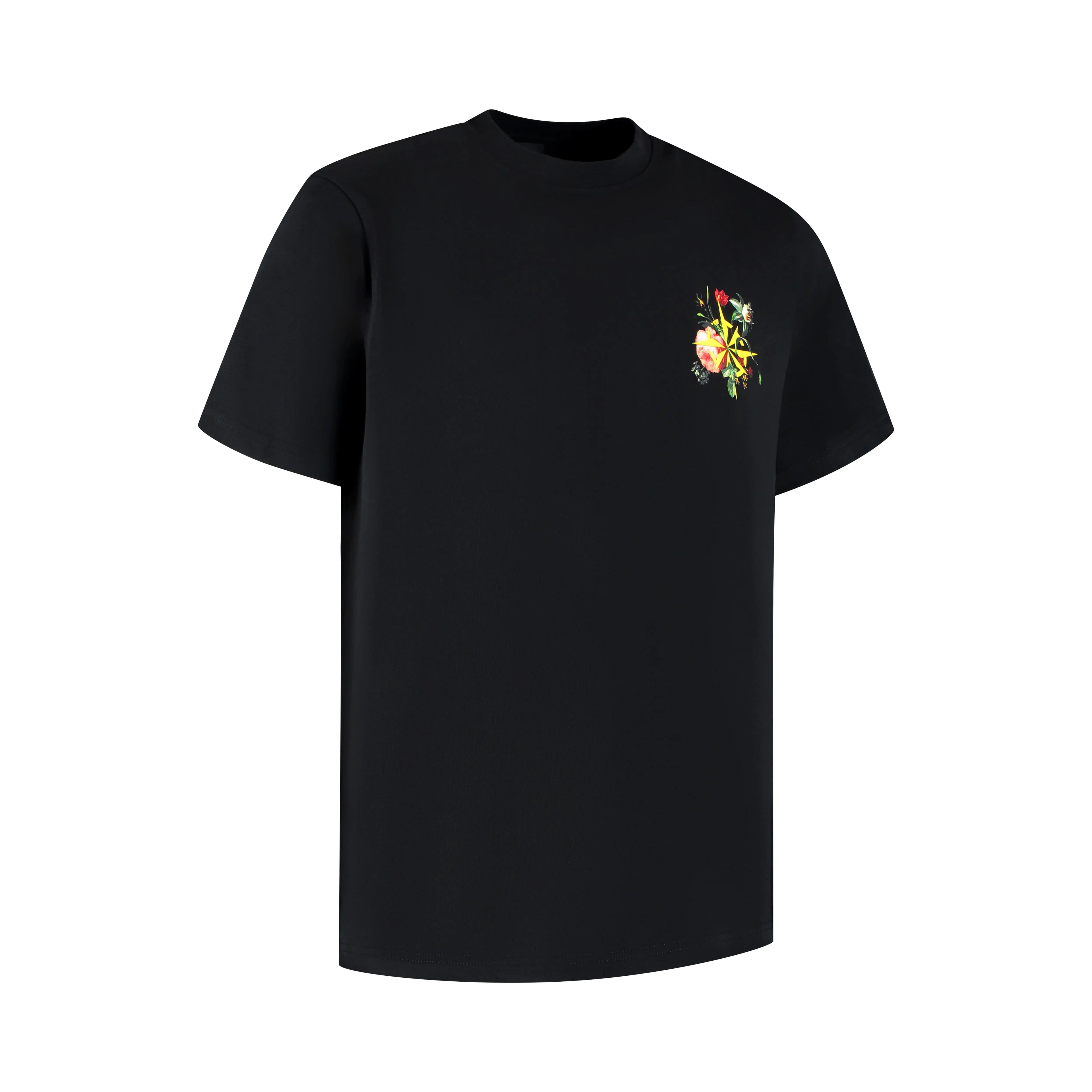 Floral Harmony - Pitch Black